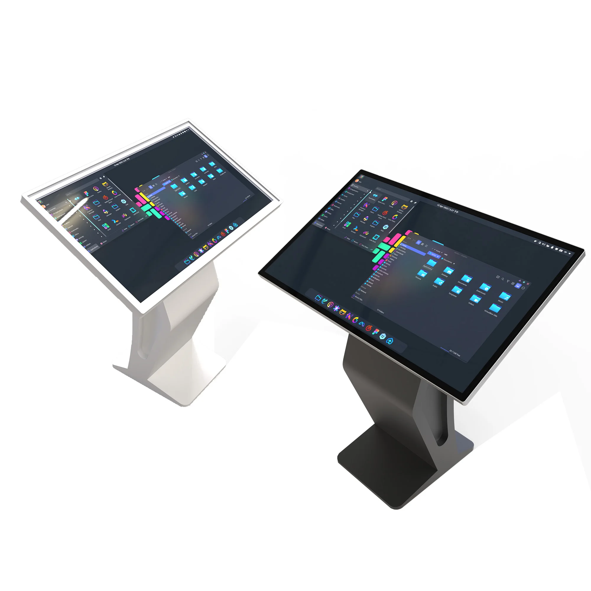 Bigbull 49 Kiosk IR Touch Screen Touch Screen LCD Digital Poduim K Stand Totem Interactive Terminal Self Service