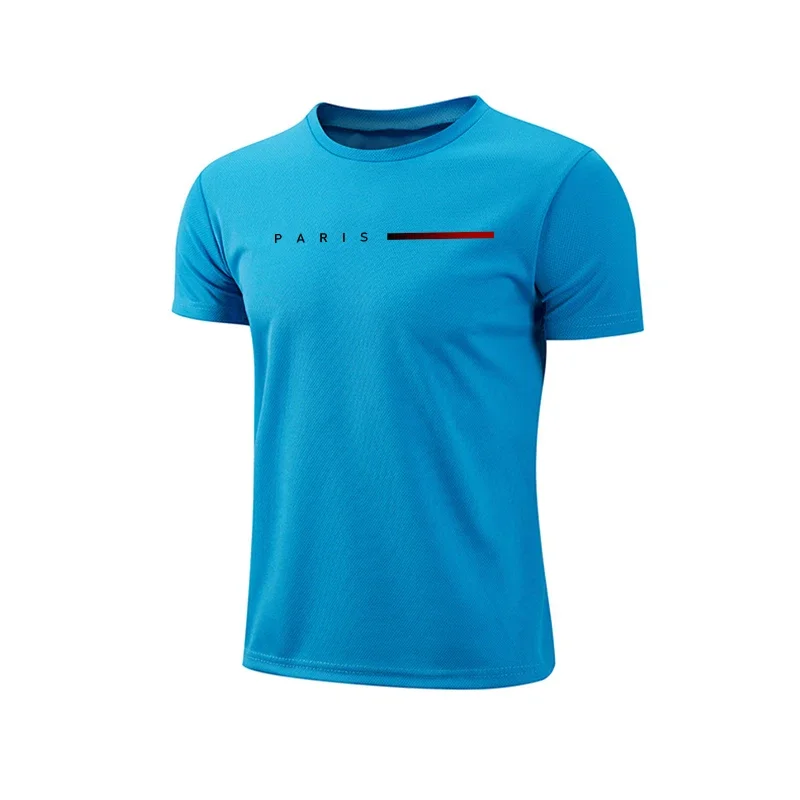 Lauf-T-Shirts für Herren, kurzärmelig, bedruckt, lässig, schnell trocknend, für Herren, Jogging, Sport-T-Shirts, Fitnessstudio, Trend-T-Shirts, Sommer, heiße Verkäufe
