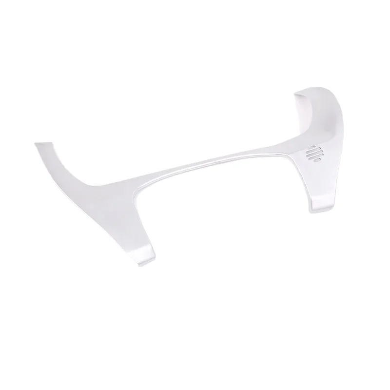 For Jaguar F-Pace F Pace X761 2015-2019 ABS Silver Car Dashboard Frame Cover Trim Sticker Interior Car Accessories