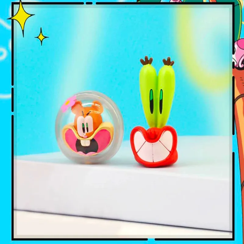 حقيبة سبونجبوب سكوير بانتس للذكرى الخامسة والعشرين، صندوق أعمى، لعبة Squidward اللطيفة، تمثال محيطي كرتوني #4