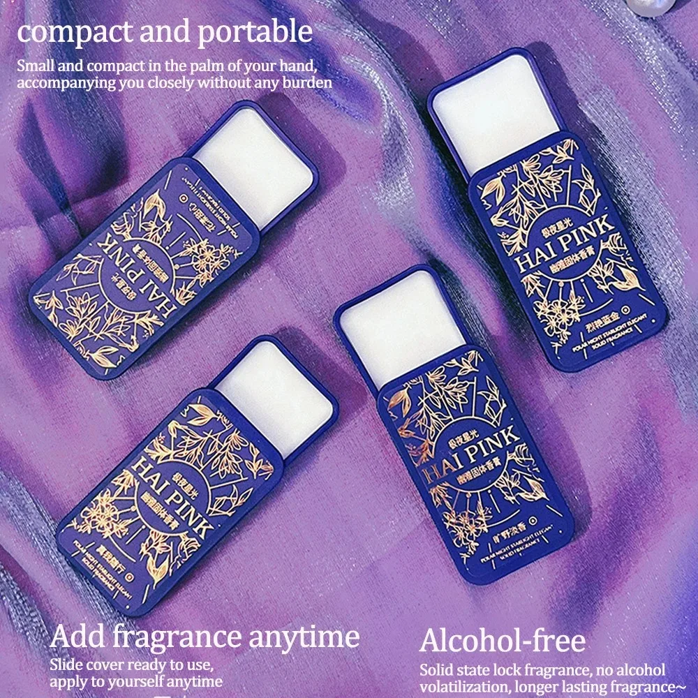 4-Piece Body Fragrance Gift Box Set, Portable Perfume, Includes 4 Different Fragrance Options, Suitable for Wrists and Neck view 5