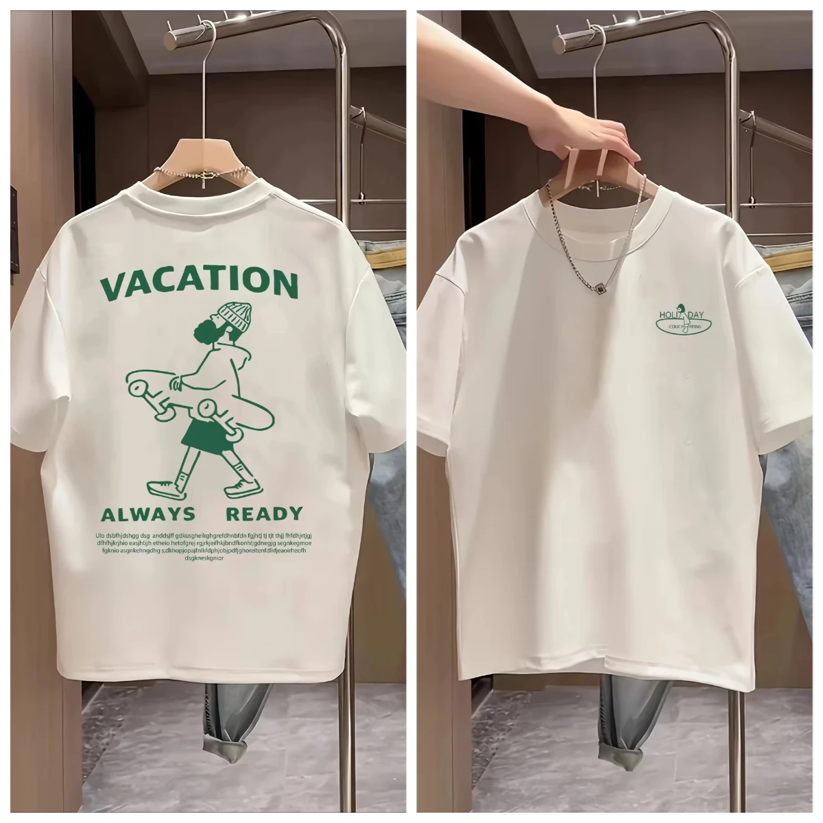 2026 New Men's T-shirt, VACATION 