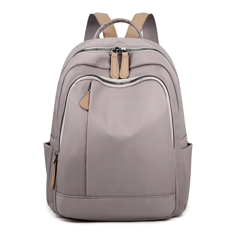 

New Korean Version of Oxford Cloth Fashion School Bag Solid Color All-match Women Travel Backpack Bags for Women