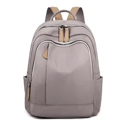 New Korean Version of Oxford Cloth Fashion School Bag Solid Color All-match Women Travel Backpack Bags for Women