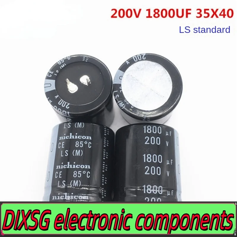 DIXSG （1pcs）200V1800UF 35X40 Japan nichicon nichicon electrolytic capacitor 1800UF 200V 35*50