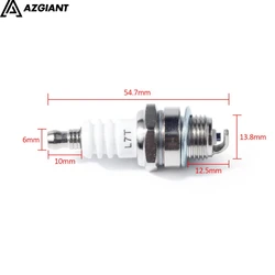 Spark Plug L7T for BM6A BMR6A WS6E WS7E BPMR6A WS7F CJ7Y W20MU L7TC M6 M7 BPMR6A two stroke chain saw field mower chainsaw