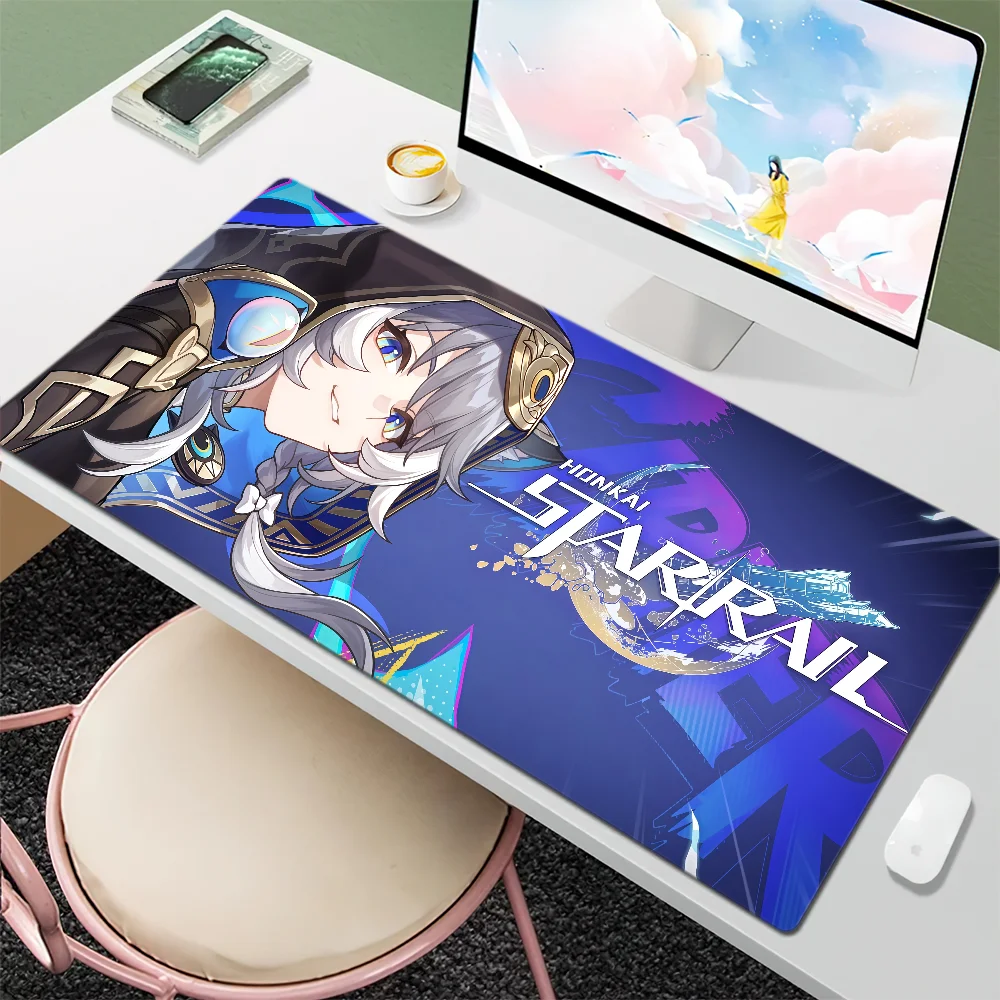 لوحة ماوس سائفر هونكاي ستار ريل كبيرة حصيرة مكتبية لوحة مفاتيح مريحة للمكتب المطاط PC غير قابلة للانزلاق ومضادة للتوتر مخصصة للمنزل بأفضل الأسعار