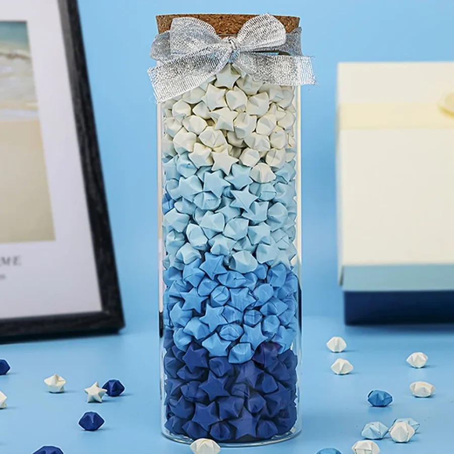 540 adet Mavi Degrade Origami - Art Craft Birthday Party incelemesi ve fiyatı