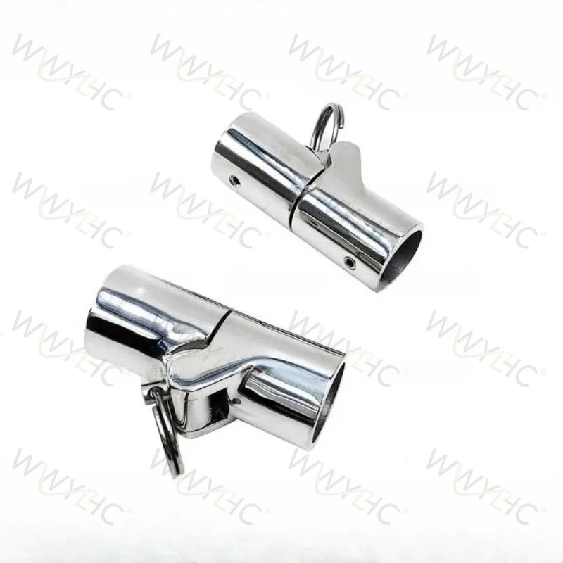 1PC Marine Stainless Steel Folding Swivel Coupling, Pipe Connector 22/25/30/32mm