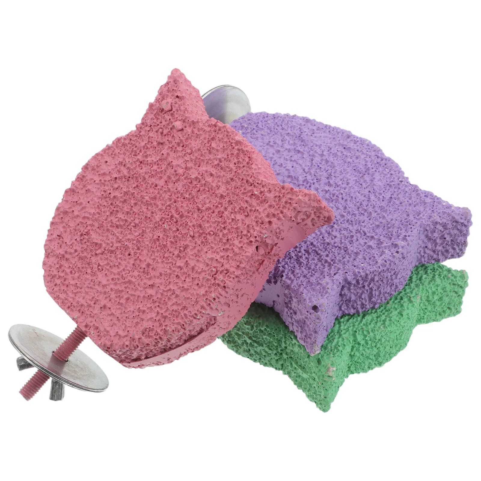 

3pcs Parrot Perch Stand: Bird Perch For Claw Care Beak Grinding Natural Trimming Cockatiels Parakeets Small Parrots Cage