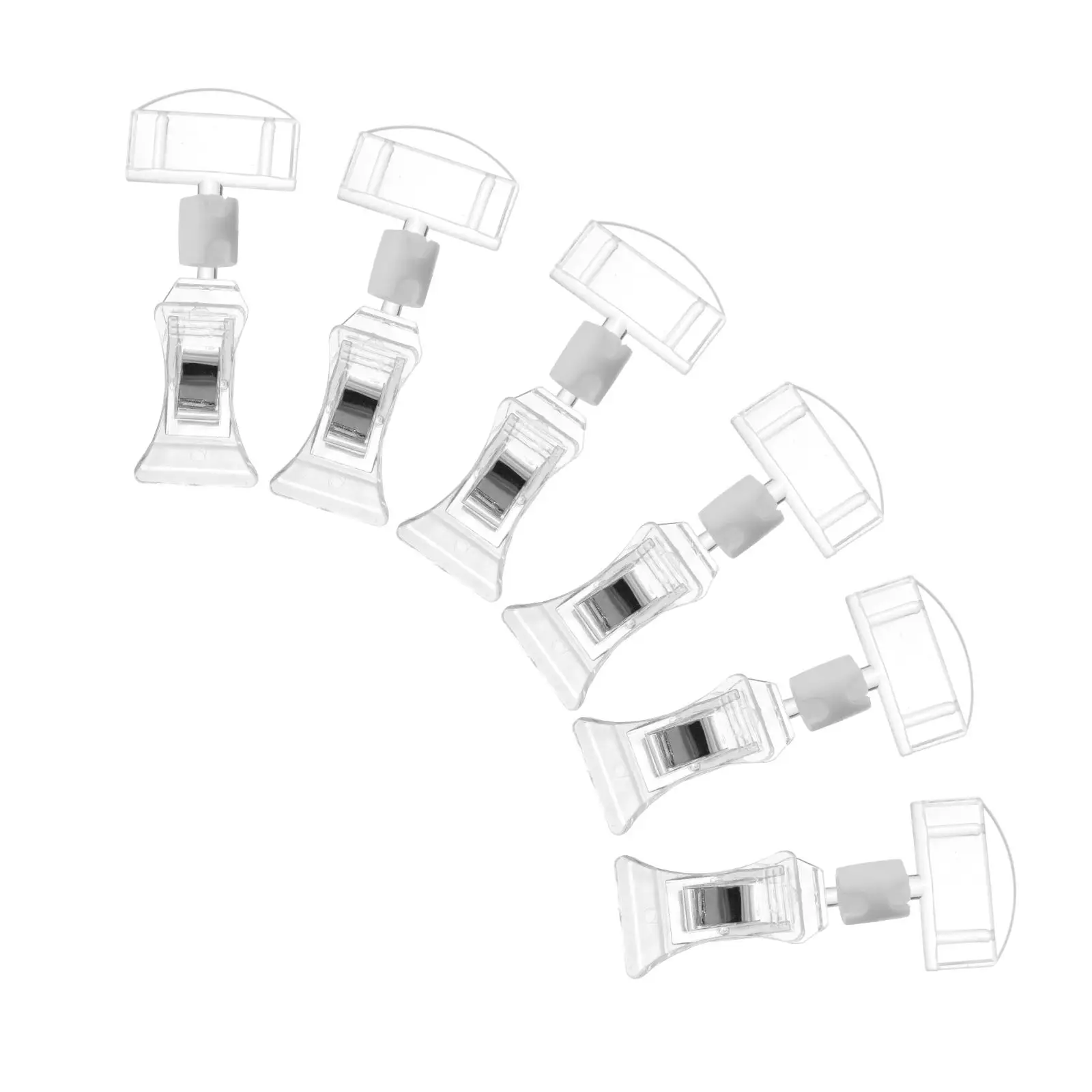

6 Pcs Acrylic Folder Safe Long Use Practical Business Shops Restaurants Weddings Banquets Retail Supermarkets Multiple