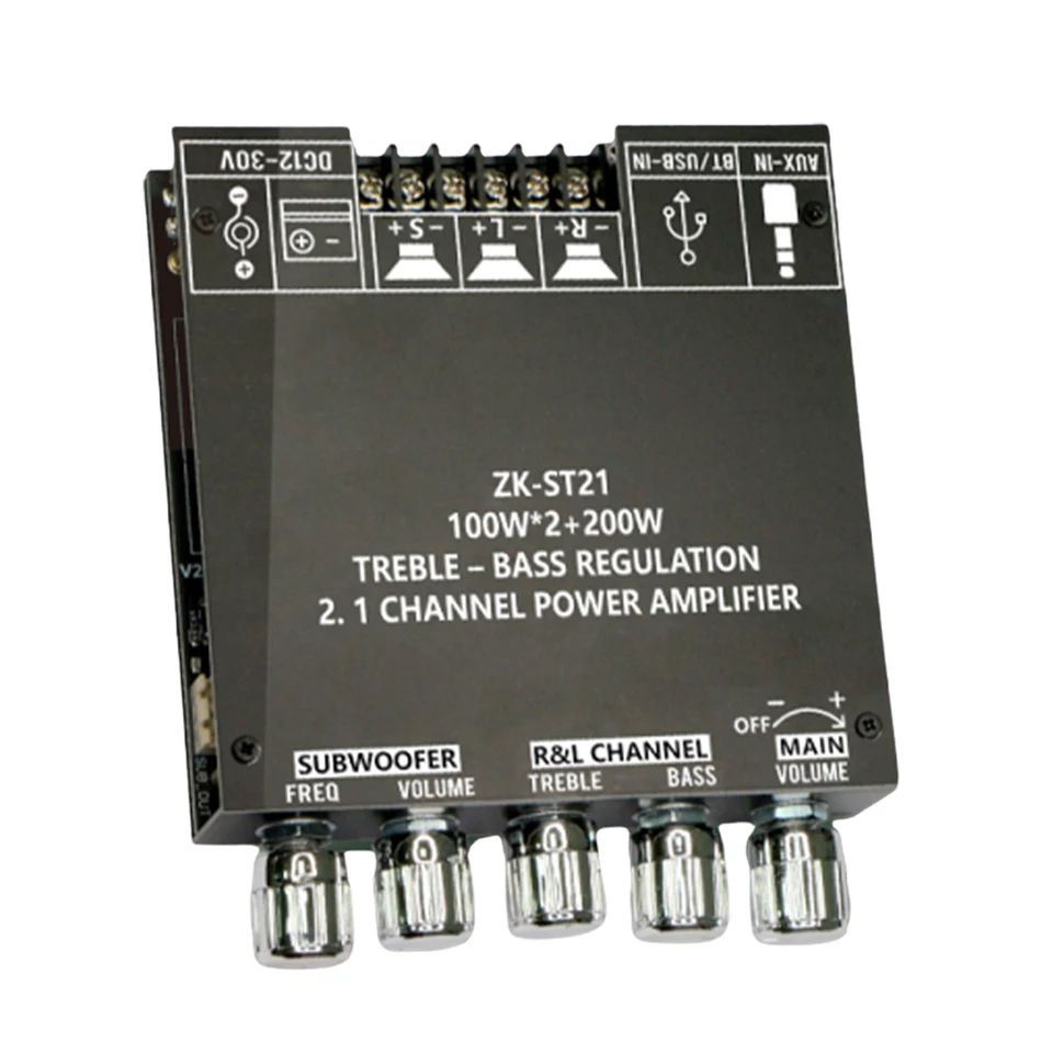 ZK-ST21 Digital Power Amplifier Board 100W+100W+200W Chip 2.1