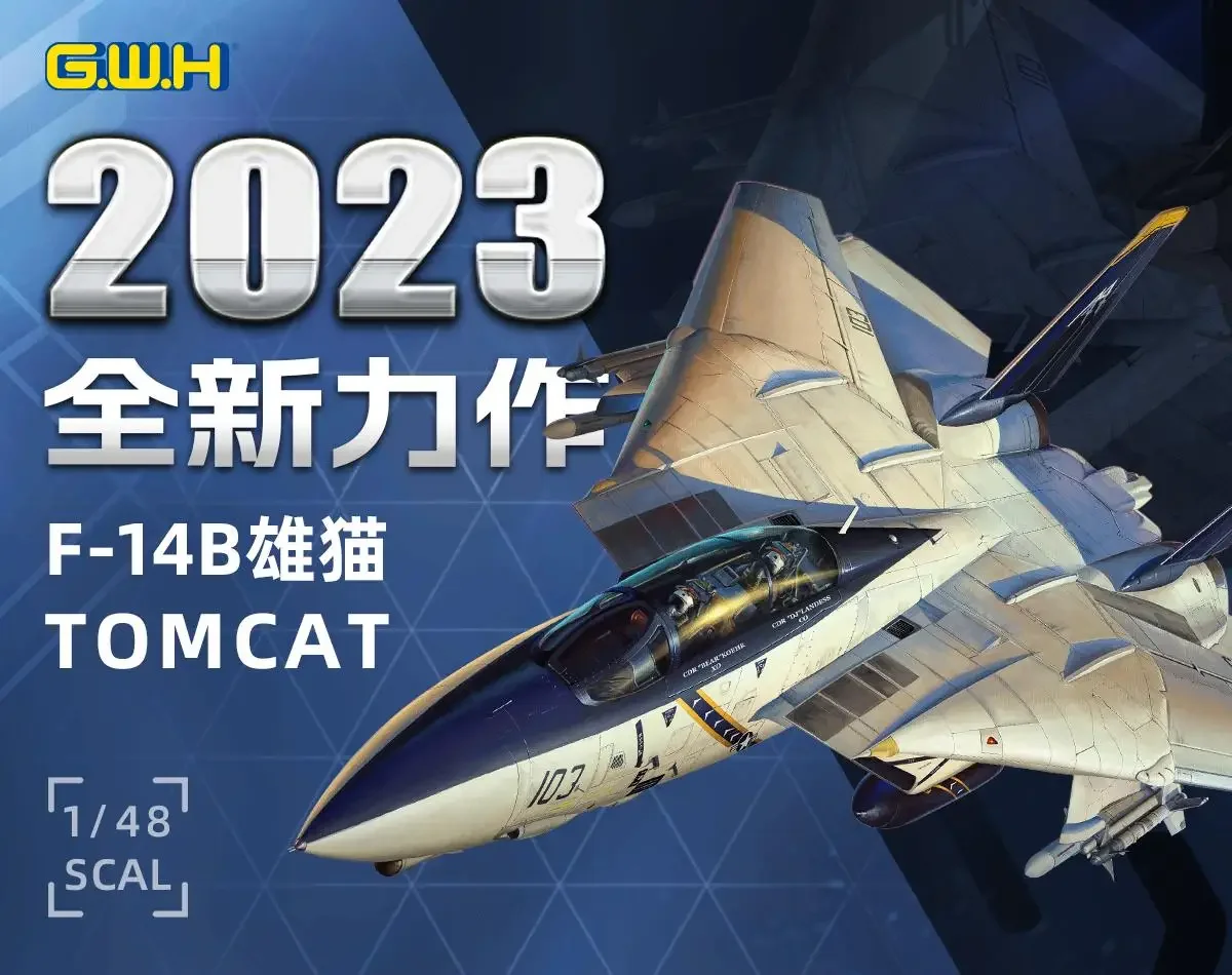 Great Wall Hobby L4828 1/48 SCALE F-14B TOMCAT FIGHTER -SCALE MODEL KIT