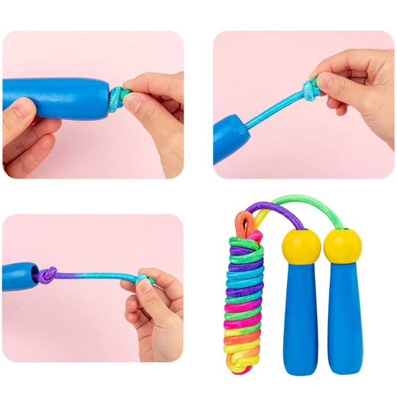 Children Skipping Rope, 240cm Adjustable Skipping Rope for Children with Handle, Skipping Rope for Boys and DropShipping