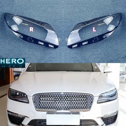 링컨 MKZ 2017 2018 2019 2020 2021 자동차 전조등 렌즈 커버 헤드라이트 쉘 투명 전등갓 유리 램프 쉐이드 하우징