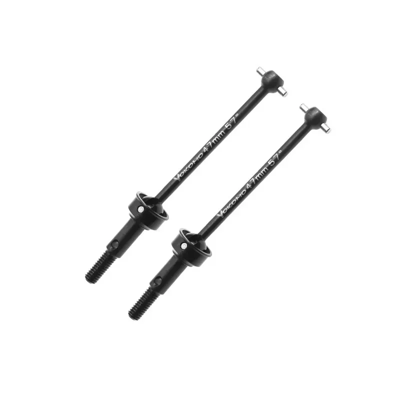 2 STKS Metalen CVD aandrijfassen voor en achter voor YOKOMO YD2/YD4 RC auto's - Upgrade-onderdelen met hoge sterkte voor verbeterde aandrijflijn
