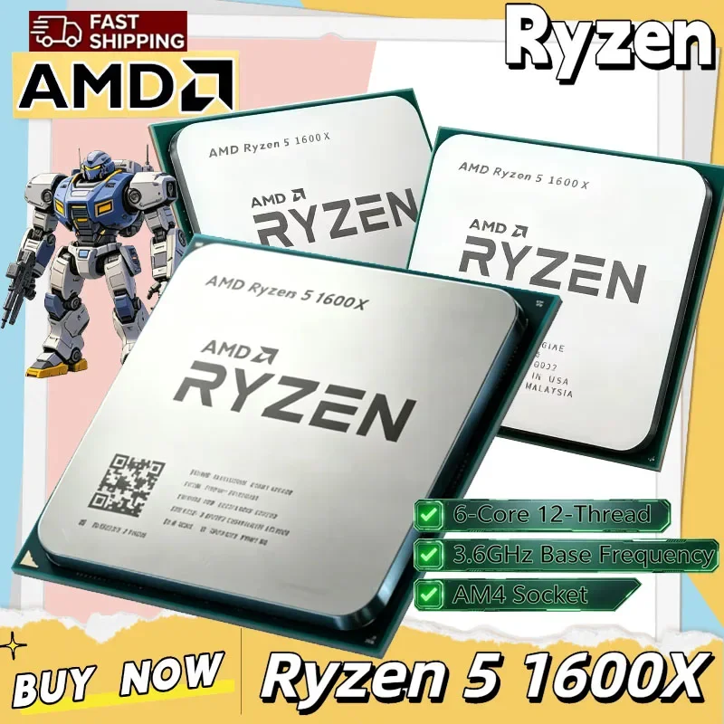 amd-ryzen-5-1600x-95w-cpu-36-ghz-twelve-thread-six-core-r5-1600x-original-and-new-brand-l3-16m-socket-am4-in-stock