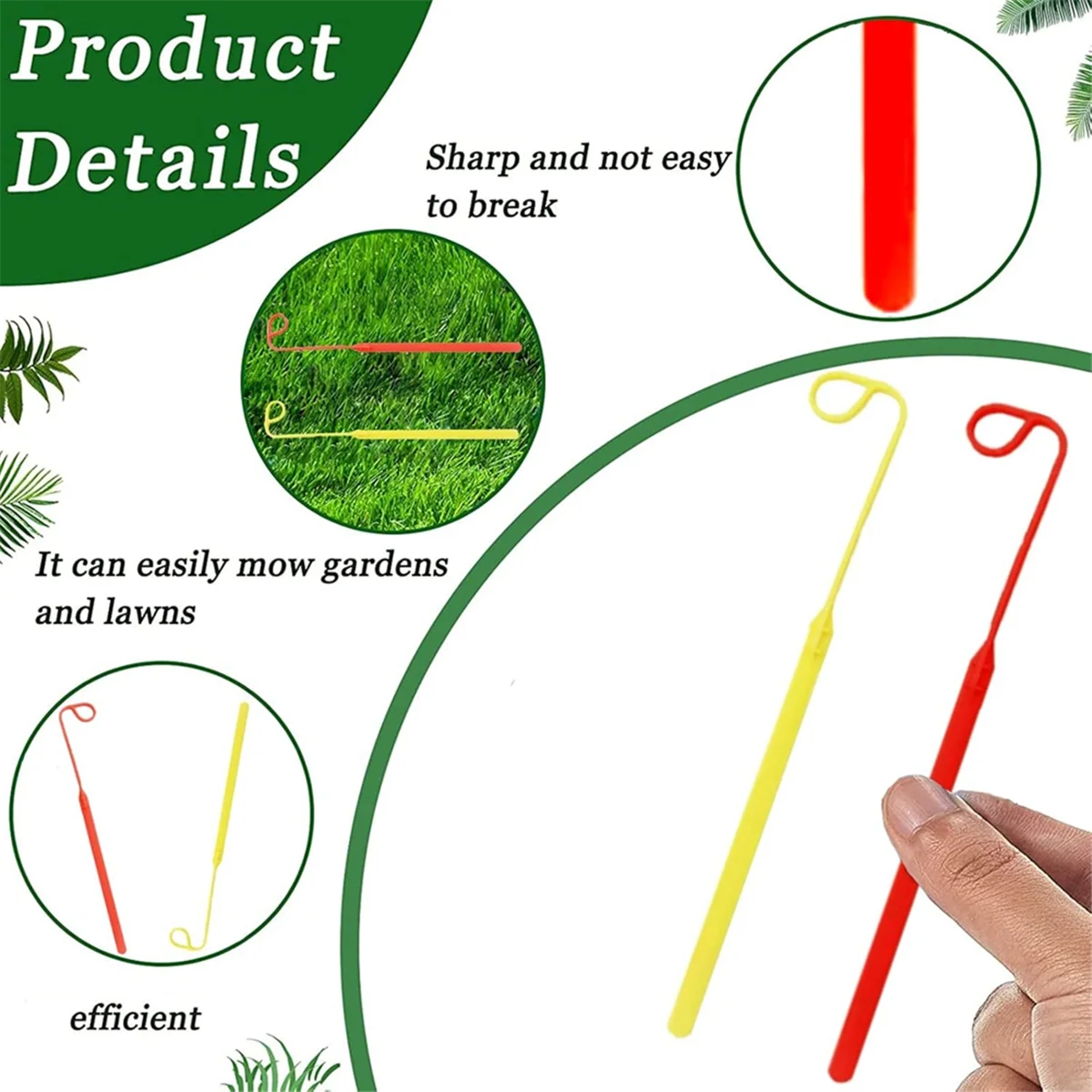 

【New User Coupon】48-Pack Replacement Flexible Line Blades for Trimmer Edger,Most Universal Weed Eater Blades,Trimmer Head