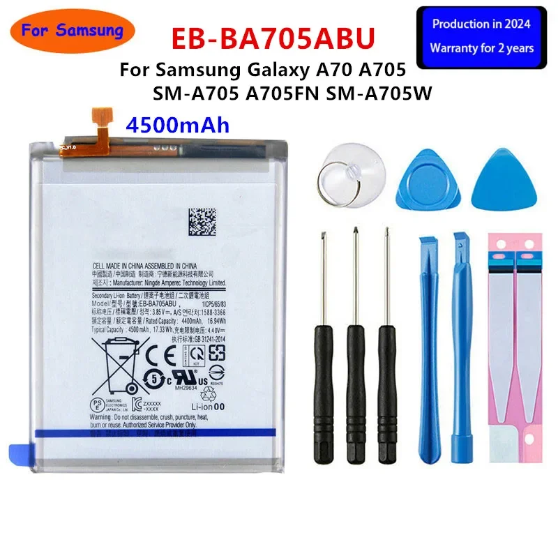 Brand New EB-BA705ABU 4500mAh Replacement Battery For Samsung Galaxy A70 A705 SM-A705 A705FN SM-A705W Batteries+Tools