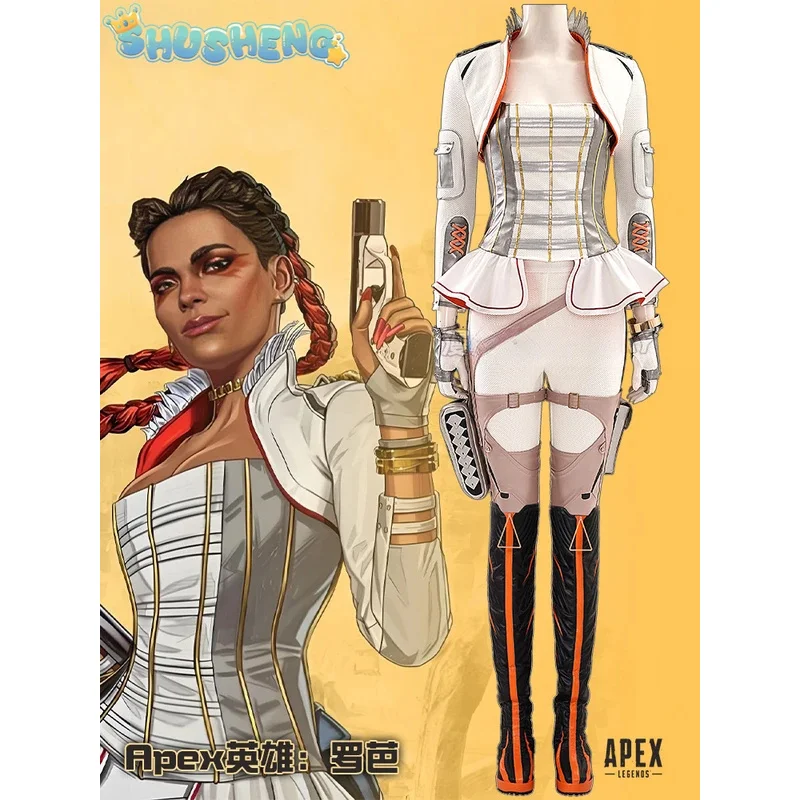 Game Apex Legends Loba Andrade Cosplay Costume Adult Women Loba Roleplay Battle Suit Uniform Halloween Carnival Party Outfits