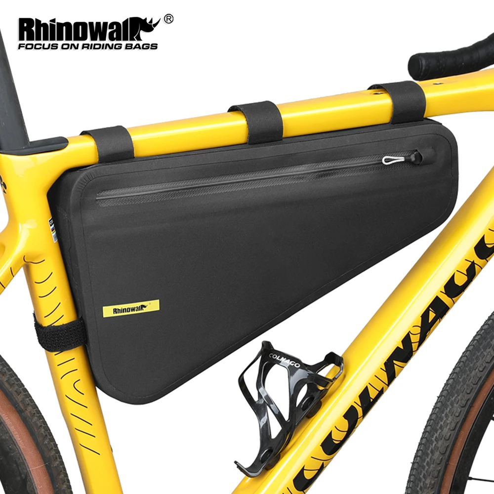 Rhinowalk Bike Frame Bag Waterproof 4L Bicycle Travel Luggage Bag Tube Bag Bikepacking Saddle Pannier Accessories