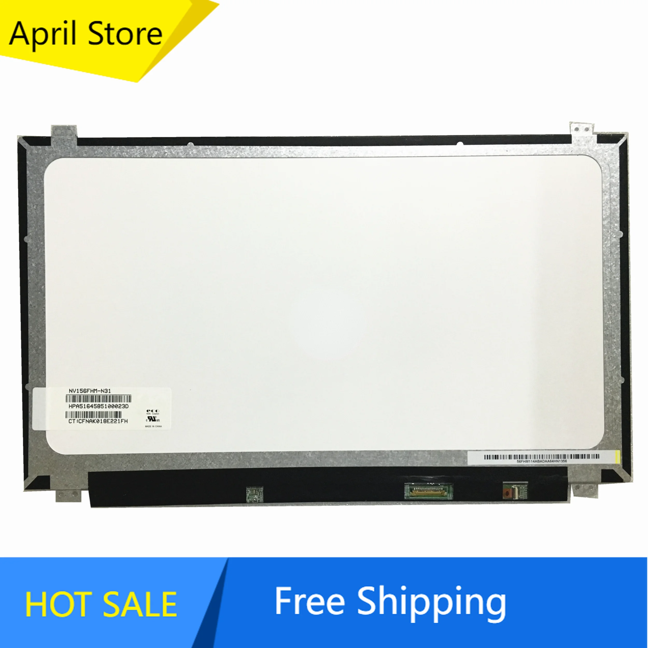 

NV156FHM-N31 fit NV156FHM-N41 N42 LP156WF4 SPL1 SPL2 SPK1 1920*1080 EDP 30PIN IPS LED PANEL SCREEN