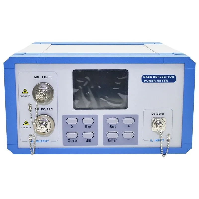 Single Multimode Benchtop Fiber Plug Back Loss Tester Return Loss Integrated Pigtail Plug Back Loss Optical Power Meter