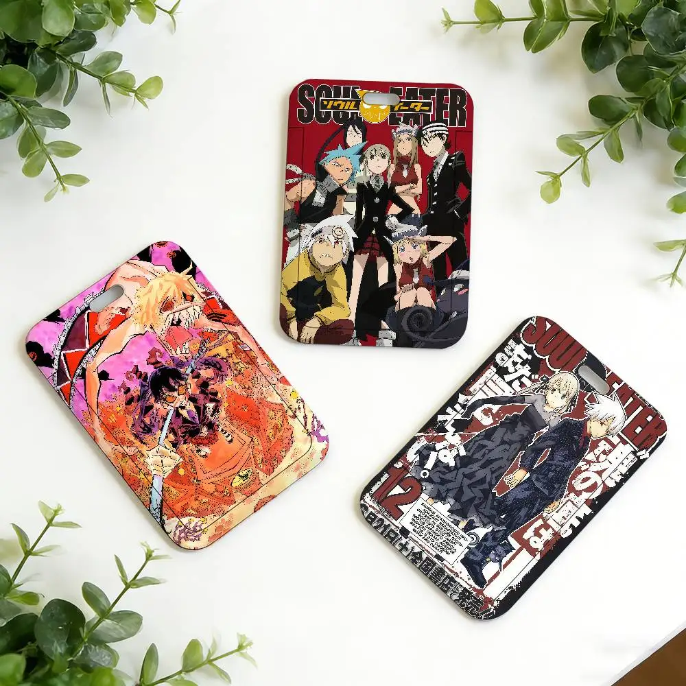 

Классические аниме-держатели для карт Soul E-eaterES, шнурки для карт, чехлы для пропускных карт, подвесные держатели на шею, подарок для бизнеса