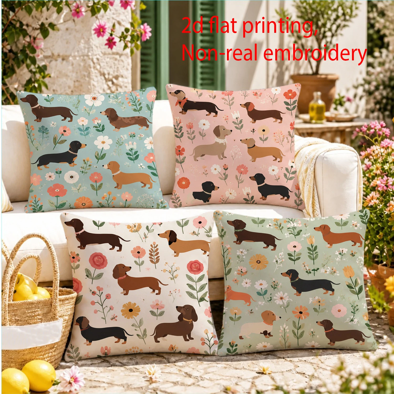 4PCS Autumn Farmhouse Floral Throw Pillow Covers, Rustic Neutral Tone Home Sweet Home Blessed Grateful Cushion Cases Living Room