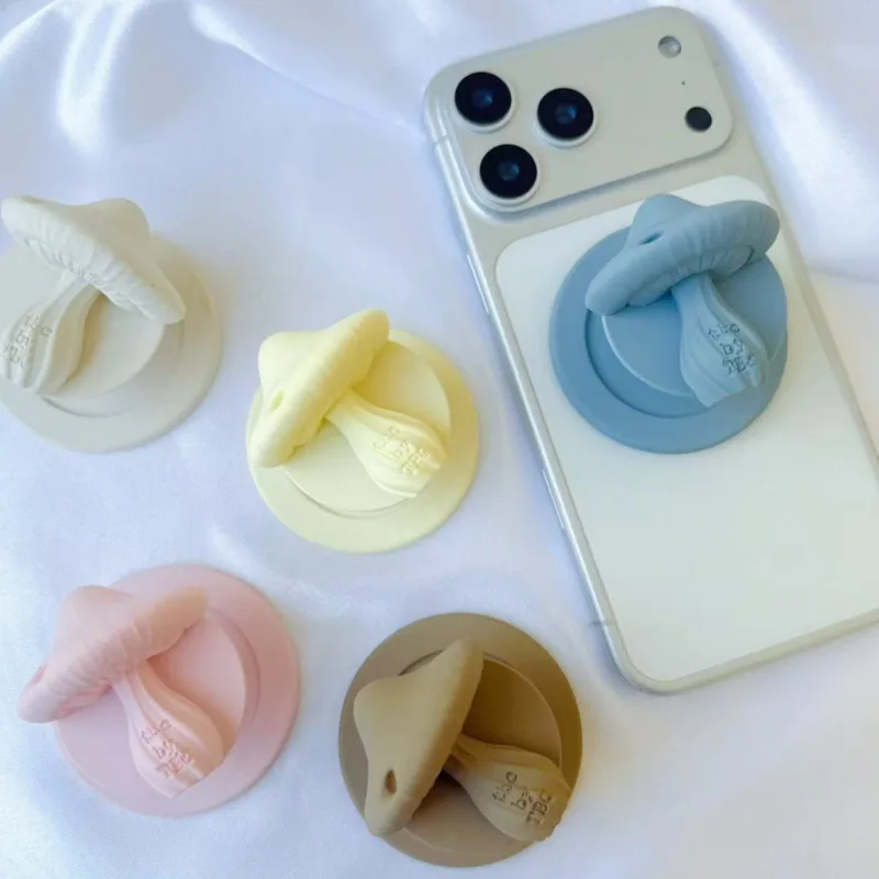 

Магнитный держатель-подставка Griptok из полимерной смолы для iPhone и Samsung: 3D-стереоскопический дизайн, матовая поверхность, выдвижная подставка-пневмоподушка