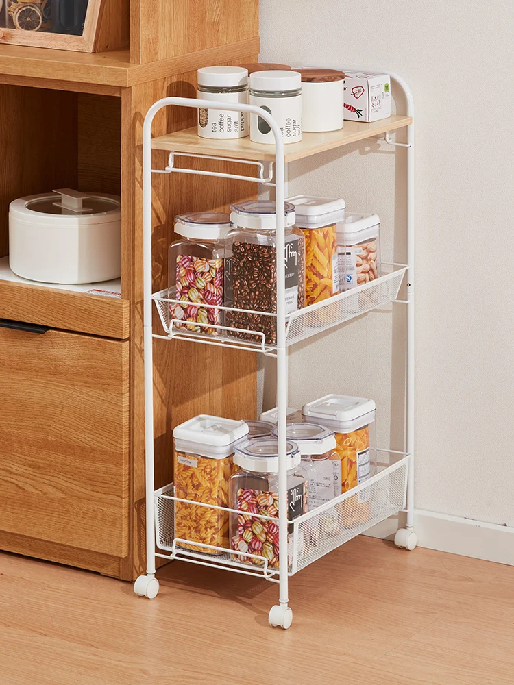 Aesthetic Auxiliary Kitchen Island Trolley: A Stylish Storage Solution thumbnail