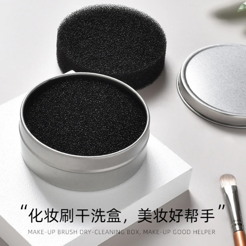 Makeup Brushes & Tools Accessories Makeup Brush Dry Cleaning Box Quick Cleaning Disposable Sponge