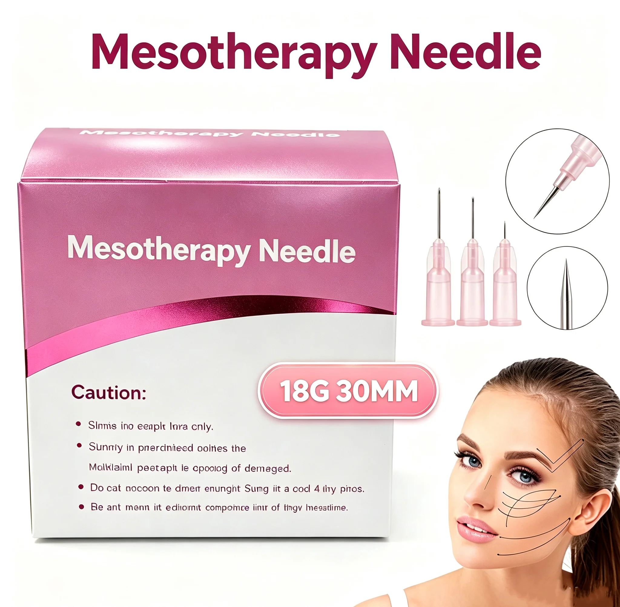 Big Promotion Ultra Sharp Mesotherapy Needle 100/200pcs Facial Needle For Skin Rejuvenation Treatment