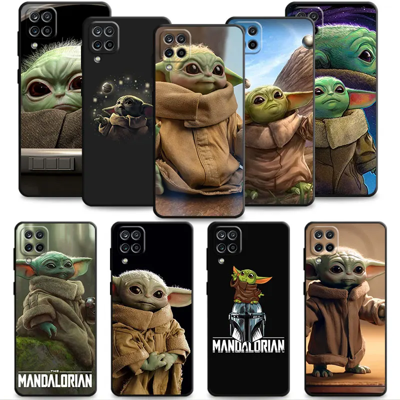 Cartoon Baby Yoda Phone Case For Samsung A52 A53 A54 A50 A71 A72 A73 A33 A34 A50 A50s A13 A14 A21s A23 A24 A32 A42 A51