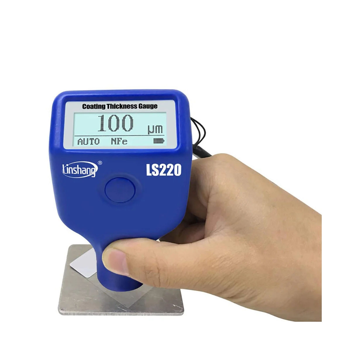 Linshang LS220 Coating Thickness Gauge Car Paint Meter LCD Screen for 2000Um Ferrous Non-Ferrous for Car Dry Film