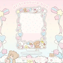 Cartoon Acrylic Photocard Frame Display Holder Cute Photo Frame Poster Display Stand Ins Sweet Photo Holder Desktop Decoration