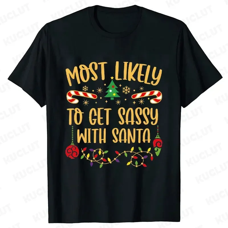 Xmas Friends Family Matching Party Women T-Shirts Merry Christmas Fashion Streetwear Casual Short Sleeve Tees Female Clothing