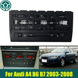 Car Air Conditioning Control Panel For Audi A4 B6 B7 2003-2008 Heater Control AC Control Panel Cover