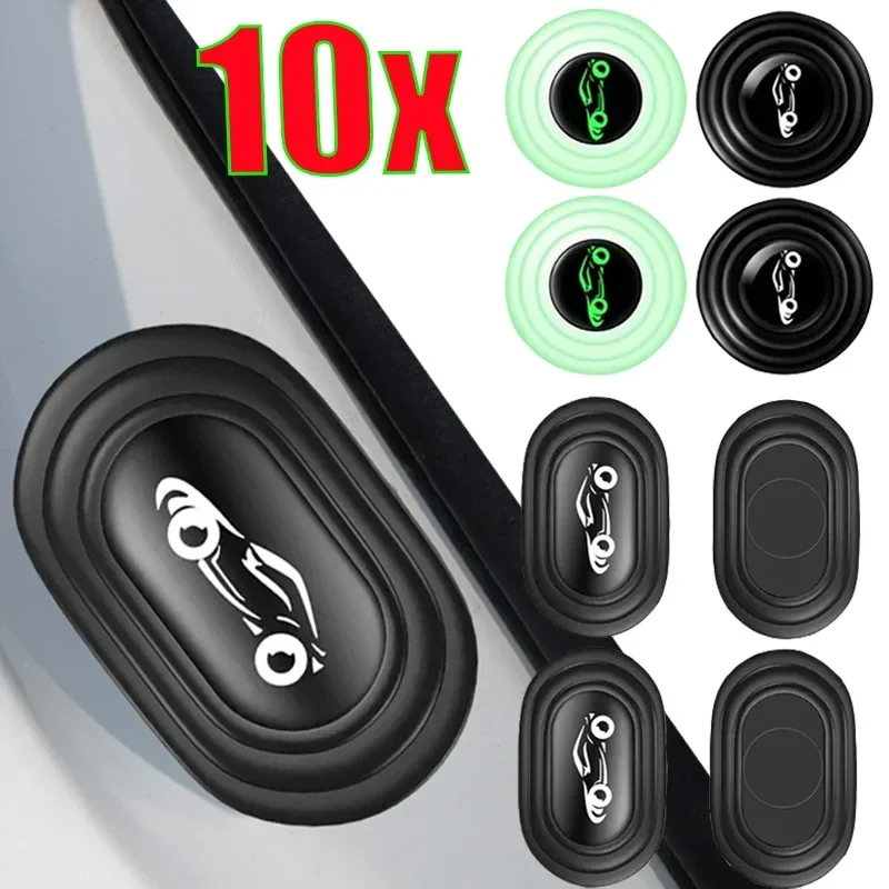 Car Door Anti-collision Gasket Stickers Car Shock Absorber Gasket Anti-shock Protection Soundproof Silent Buffer Silicone Pad