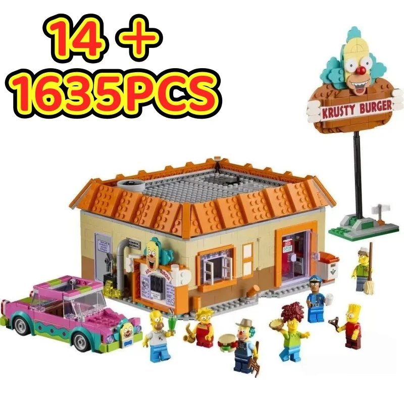

2026 New 1635PCS Set 10352 Restaurant Building Blocks Creative Block Set Gifts for children and adults