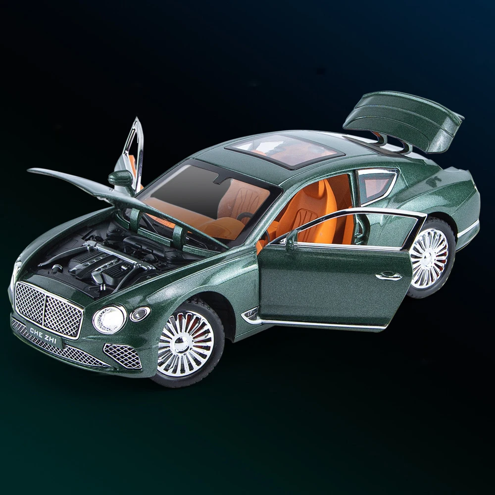 1:24 Continental GT Alloy Model Car Toy Diecasts Metal Casting Sound and Light Car Toys Vehicle