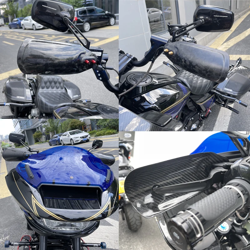 For Harley 2017-2023 Touring Glide 2018-2024 Softail Low Rider Breakout FXFB FLDE 121CVO 121ST Motorcycle Hand Guard Protector