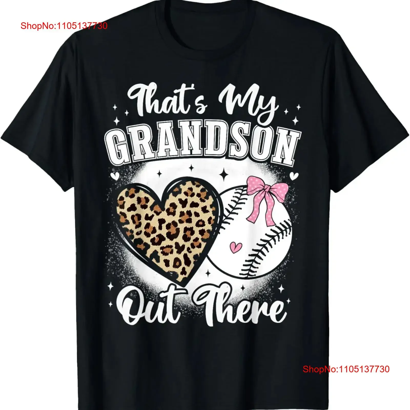 Baseball Grandma Thats My Grandson Nana Cheer T Shirt  vintage Washed Stylish Comfortable Stretched Versatile Casual