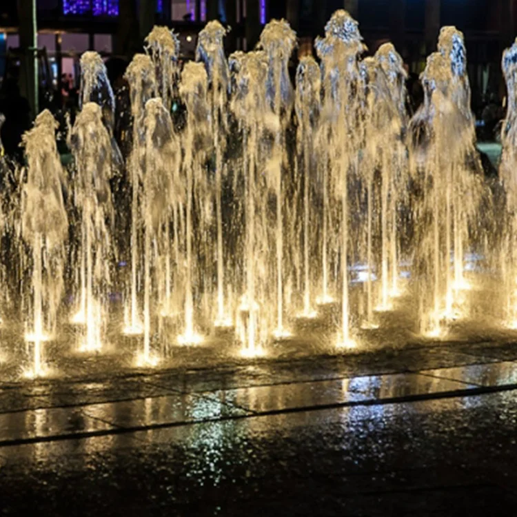 Dry Fountain Outdoor, Interactive Water Feature Decoration Fountain for Scenic Areas and Squares
