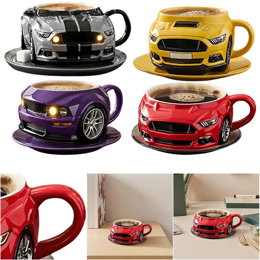 

Кофейная кружка в форме автомобиля, креативная кофейная чашка, новинка, посуда для напитков, подарки, полугрузовик, кофейные чашки ручной работы 200-250 мл для домашнего офиса