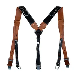 German Y Shaped Shoulder Strap for Men, Vintage, World War II Men's Sling Shirt, Leather, Outdoor Accessories WWII Ww2