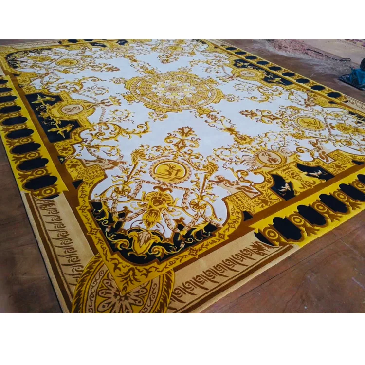 

Luxury Villa Carpet High Quality Area Rug Customized Design Handmade Carpet