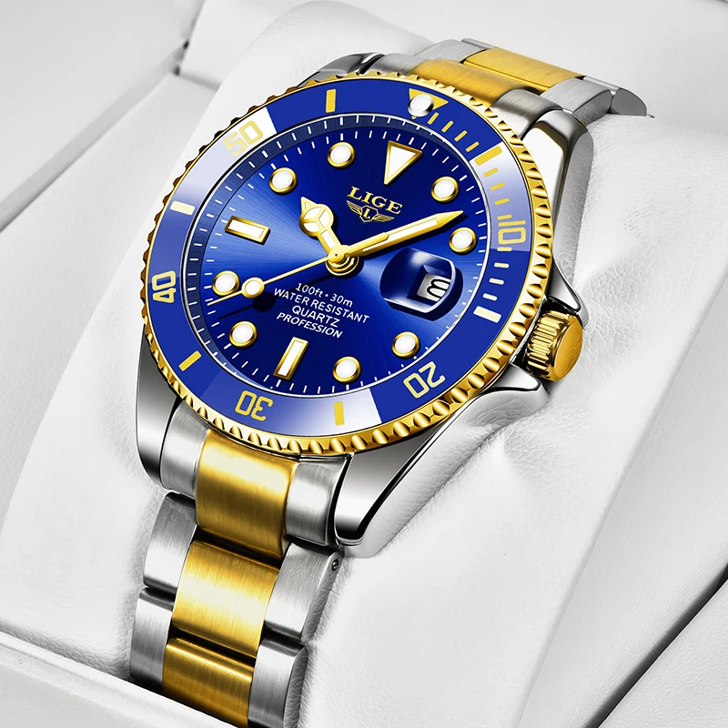 2023 Topmerk Luxe Mode Duiker Horloge Heren 30ATM Waterdichte Date Klok Sport Horloges Mens Quartz Polshorloge Relogio Masculino