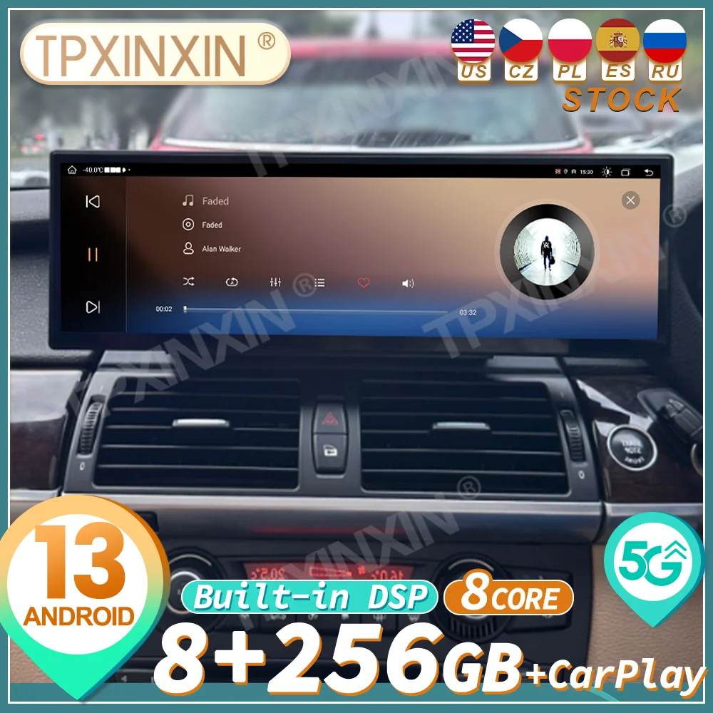 

14,9-дюймовый RHD для BMW X5 X6 E70 E71 2007 ~ 2013 Android Автомобильный радиоприемник Стерео Автомобильный мультимедийный плеер GPS-навигация Головное устройство