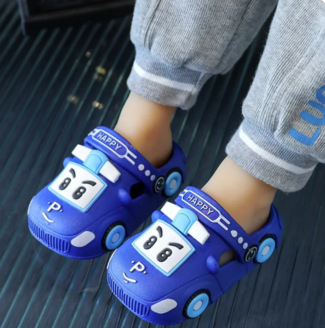 Children\'s Beach EVA Sandals Boys Girls\' Cartoon Anti Slip Soft Sole Boys Sandals